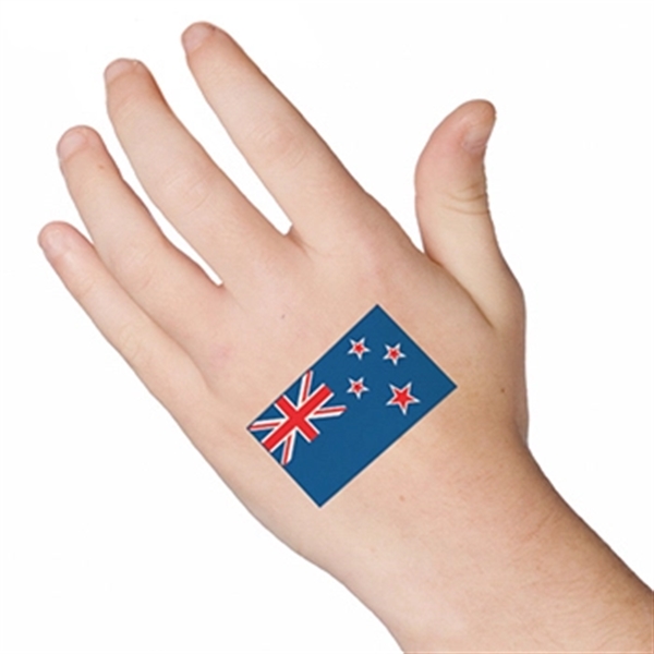 New Zealand Flag Temporary Tattoo - Image 2