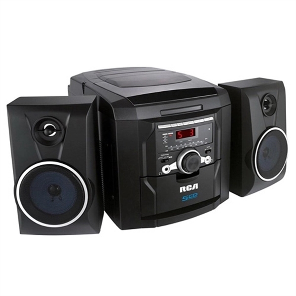5 CD Mini Hi-Fi Audio System