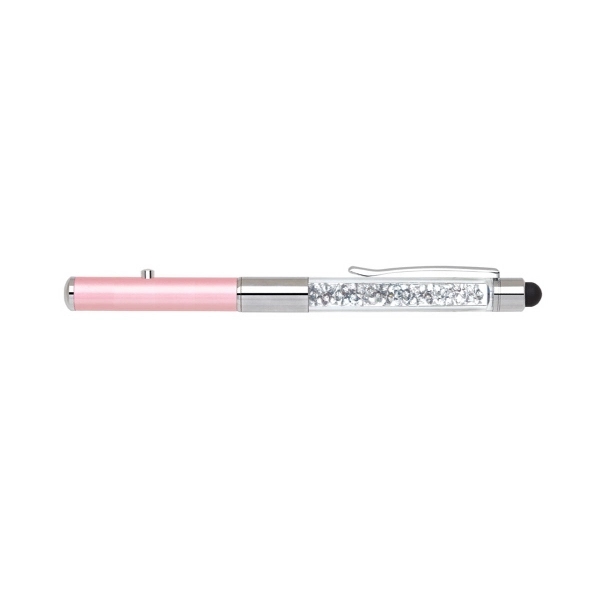 Crystal Stylus Metal Pen with Laser Pointer - Image 4