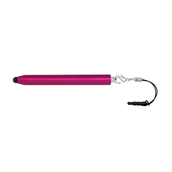Twist action plastic stylus pen with earphone jack - Image 9