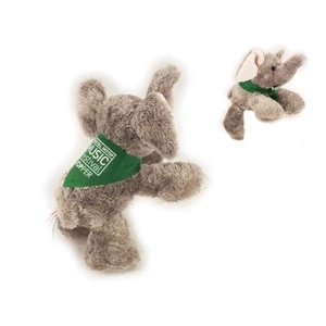 8" Ellie the Elephant with bandana and one color imprint