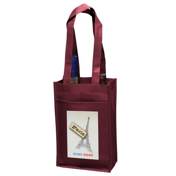 2 Bottle Bag with Velcro (R) closure strap