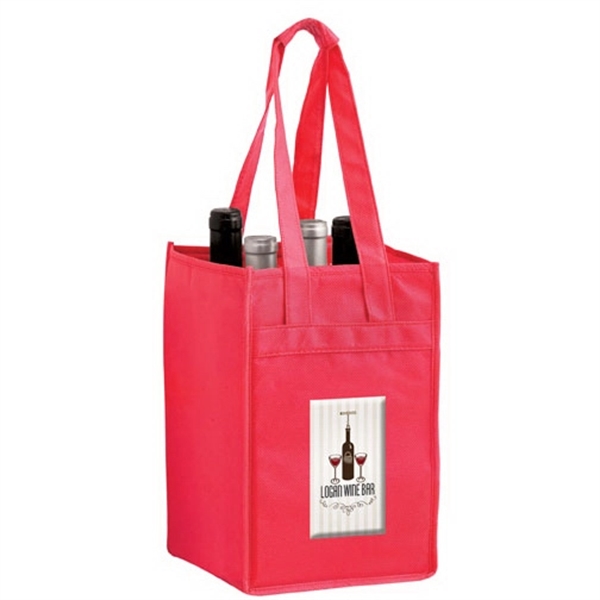 4 Bottle Bag with Velcro (R) closure strap