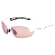 Bolt S Shiny White Cycling Sunglasses w/ Modulator Rose Gun 