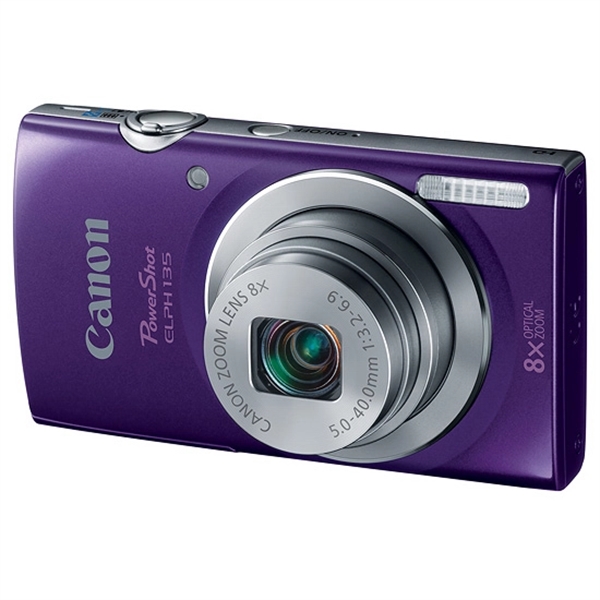 PowerShot ELPH 135 16MP Digital Camera, Purple