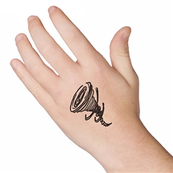 Whirling Tornado Temporary Tattoo - Image 2