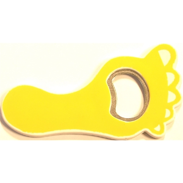 Jumbo size foot shape magnetic bottle opener - Image 3