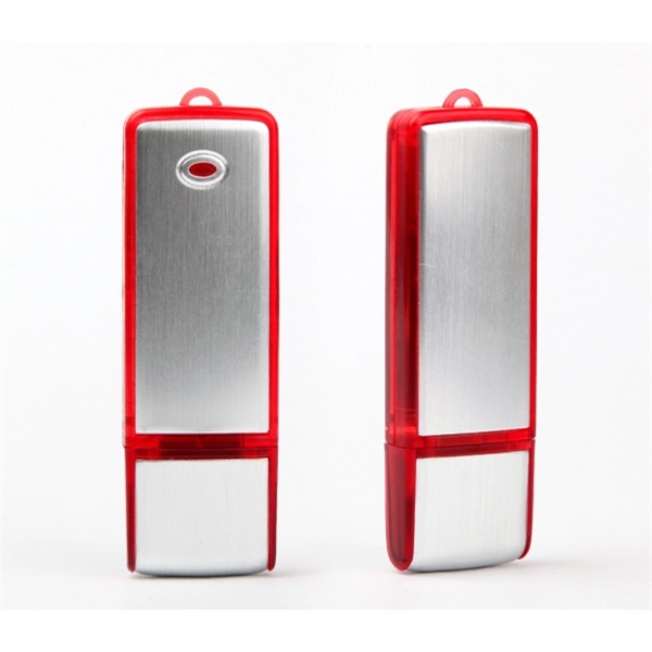 AP Rectangle USB Flash Drive with Transparent Sides - Image 9