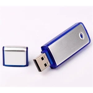 AP Rectangle USB Flash Drive with Transparent Sides