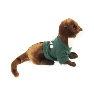 8" Sliddy Otter with t-shirt one color imprint
