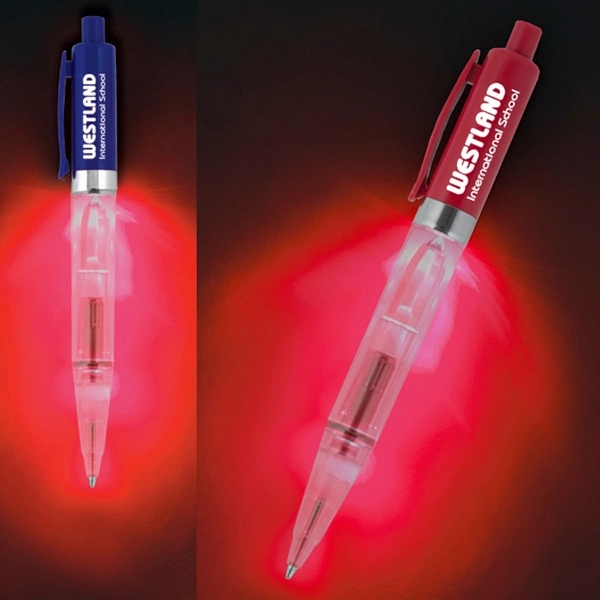 Light Up Pen with RED Color LED Light - Image 2