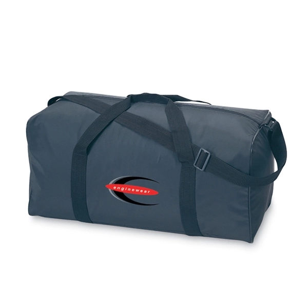 Deluxe sports duffel with full color process - Image 1