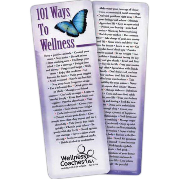 101 Ways to Wellness Bookmark