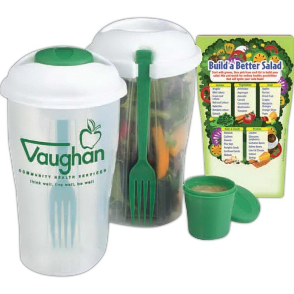 3-Piece Weigh To Go! Salad Shaker &amp; Magnet Combo