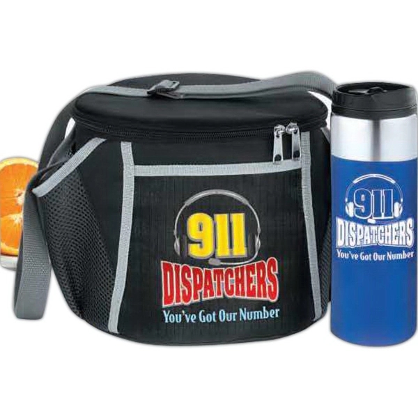 911 Dispatchers Daytona Lunch Bag &amp; Strata Tumbler Gift Set