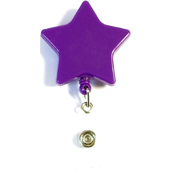 Star shape retractable badge holder with lanyard - Image 5