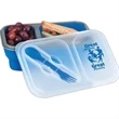 Collapsible Two-Section Lunch Container