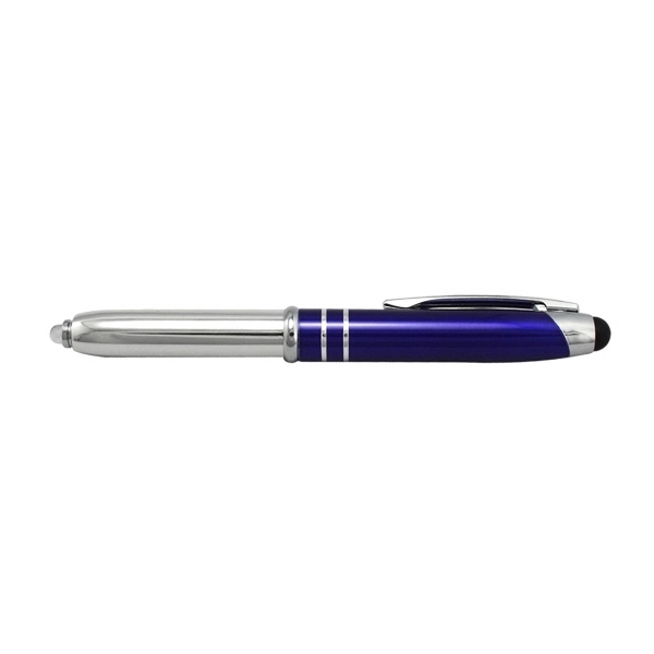 Stylus Metal Ballpoint Pen & LED Flashlight - Image 3