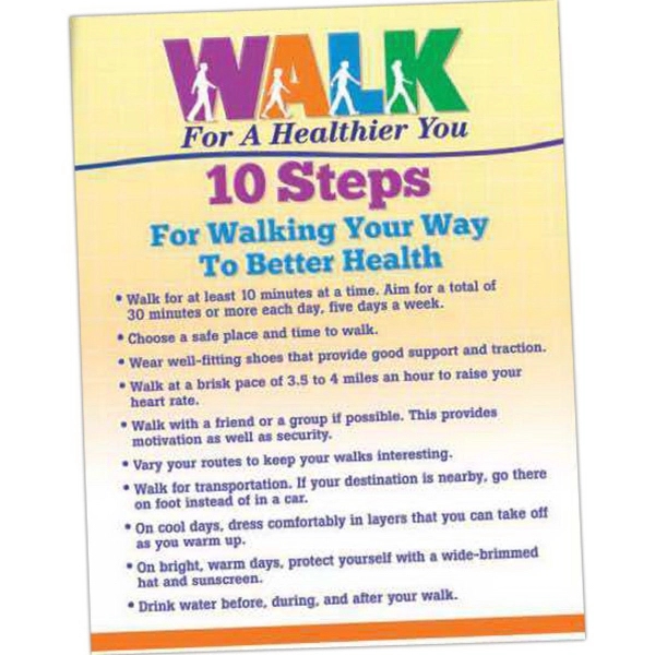 10 Steps For Walking Your Way to Better Health Poster