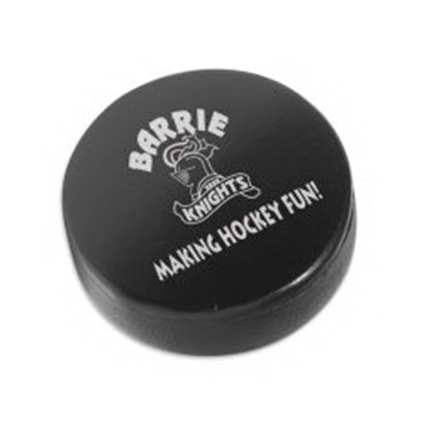 Hockey Puck Shaped Stress Reliever - Image 1
