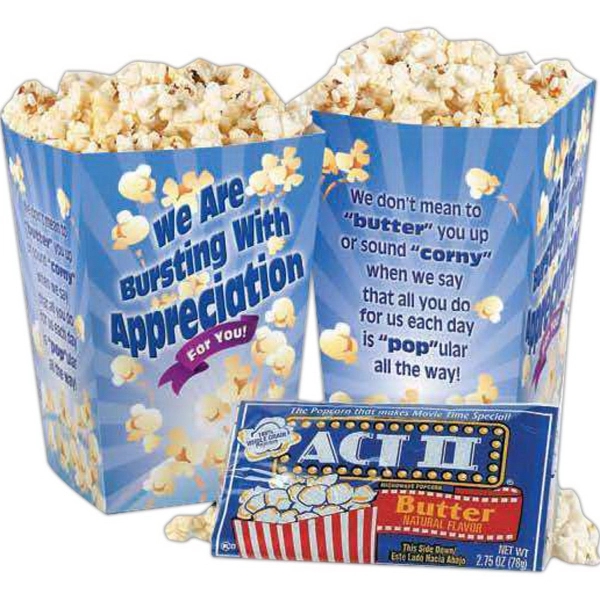 Bursting With Appreciation Popcorn Snack Pack