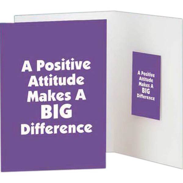Positive Shout-Out Greeting Cards With Magnets