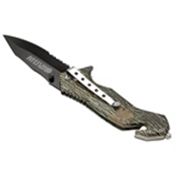 Nutwood Camo Rescue Knife - Image 1