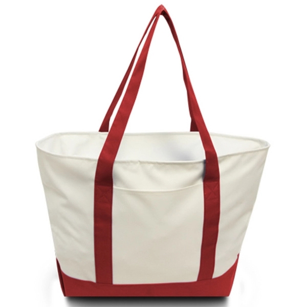 Bay View Giant Zipper Boat Tote - Image 7