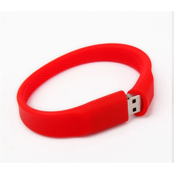 AP Silicone Wristband USB Flash Drive - Image 1
