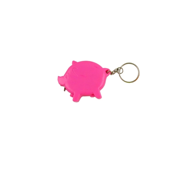 Pig Tape Measure W/Key Chain - Image 2