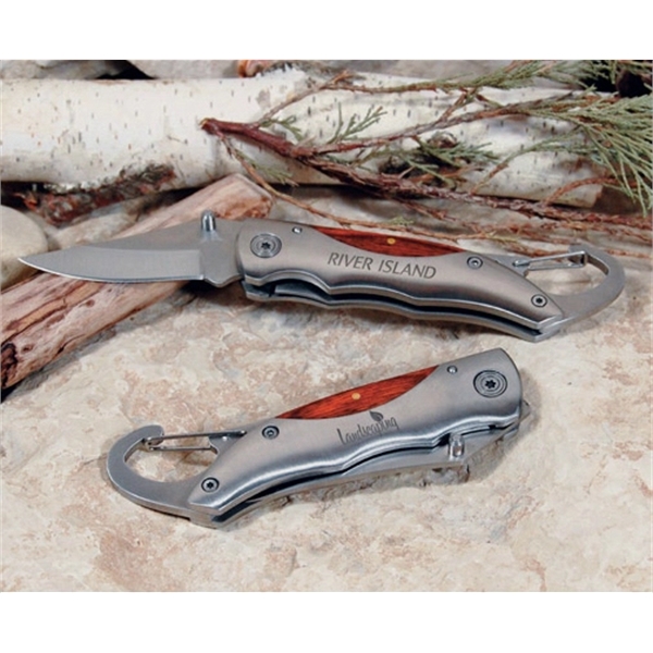 Trend Carabiner Pocket Knife - Image 4