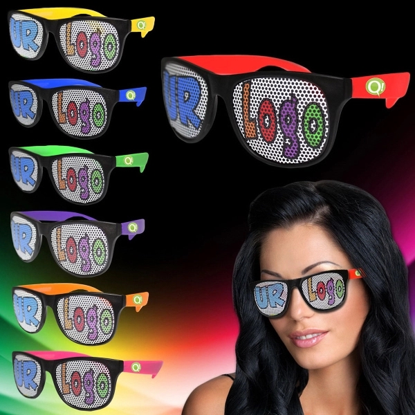 Assorted Custom Neon Billboard Sunglasses - Image 2