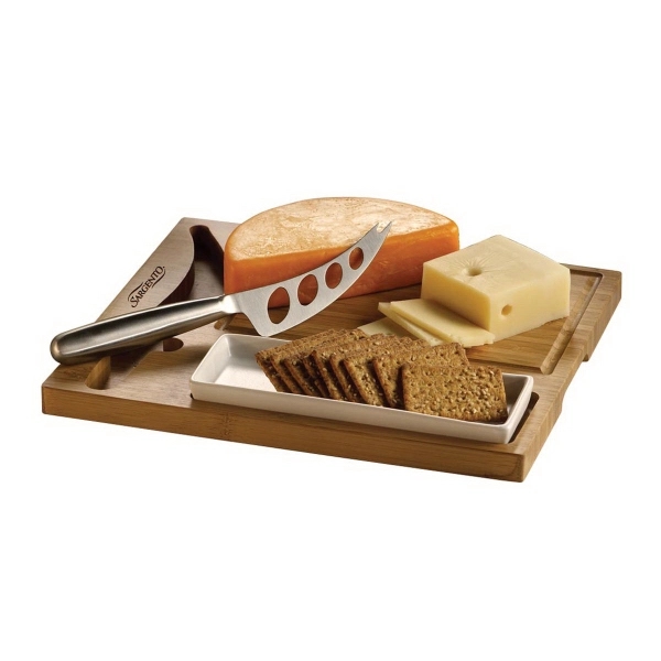 Bamboo Cheese Server Set - Image 1