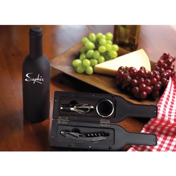 Faux Bottle Wine Tool Set - Image 2