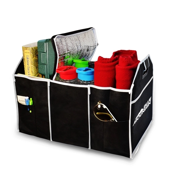 Expandable Auto Trunk Organizer W/Cooler Compartment - Image 1