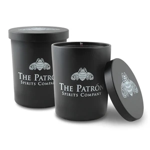 7.5 oz. Black Matte Tumbler Candle with Lid