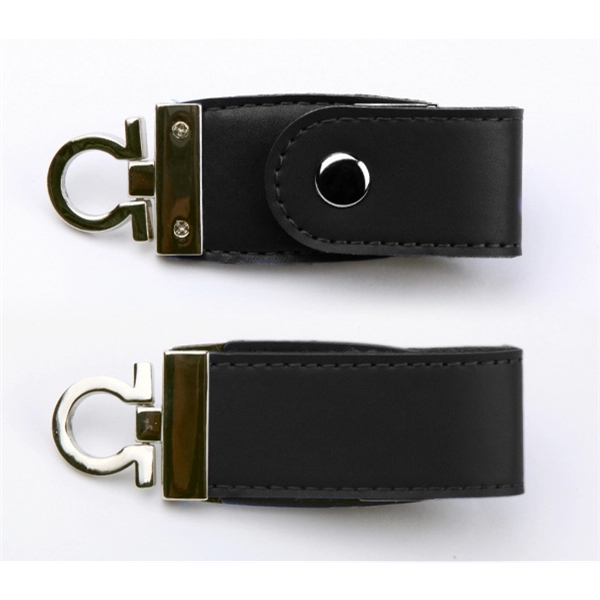 AP Leather Keychain USB Flash Drivee - Image 4
