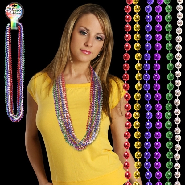 Multi Bead 7 MM 33" Necklace