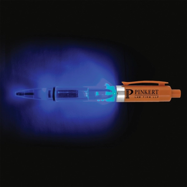 Vicente Light Up Pen with BLUE Color LED Light - Image 4
