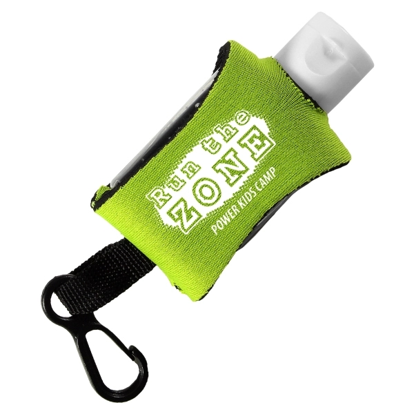 .5 oz Hand Sanitizer in Clip-On Neoprene Sleeve Cover - Image 4