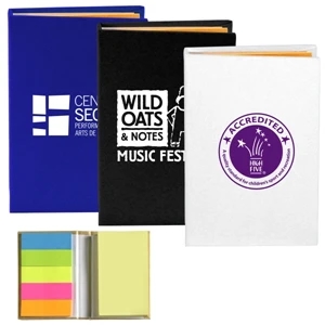 Atherton Compact Sticky Notes and Flags Notepad Notebook
