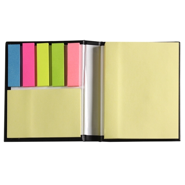 Atherton Compact Sticky Notes and Flags Notepad Notebook - Image 4