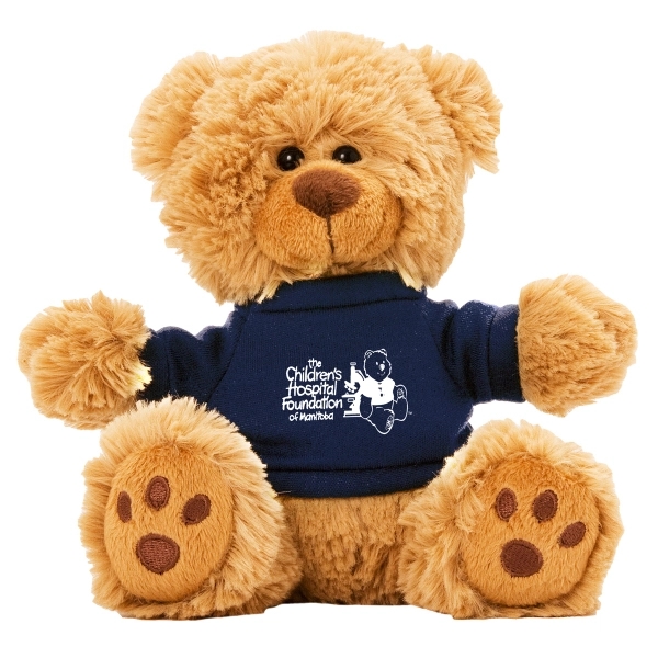 6" Plush Teddy Bear With Choice of T-Shirt Color - Image 9