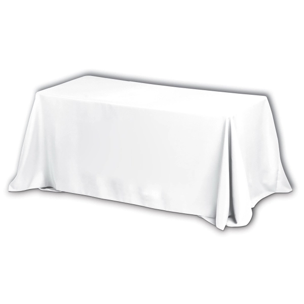 3-Sided Economy 8 ft Table Cloth & Covers (PhotoImage Full - Image 4