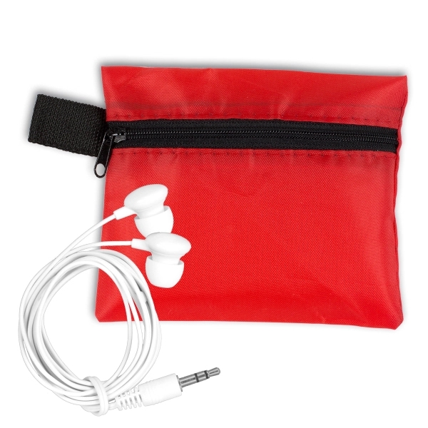 ZipTune Mobile Tech Earbud Kit in Zipper Pouch - Image 4