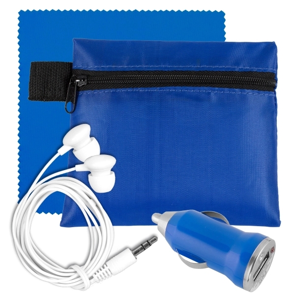 Tech Car Accessory Kit with Microfiber Cleaning Cloth - Image 5