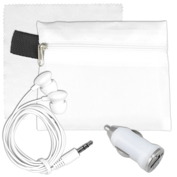 Tech Car Accessory Kit with Microfiber Cleaning Cloth - Image 7