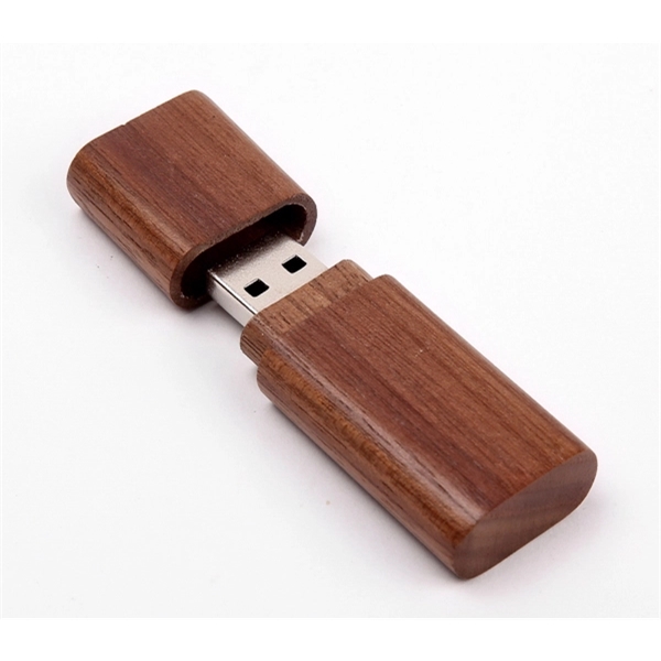 AP Wooden Style USB 2.0 with Snug Cap - Image 1