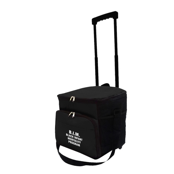 36 Can Collapsible Rolling Cooler Bag - Image 5