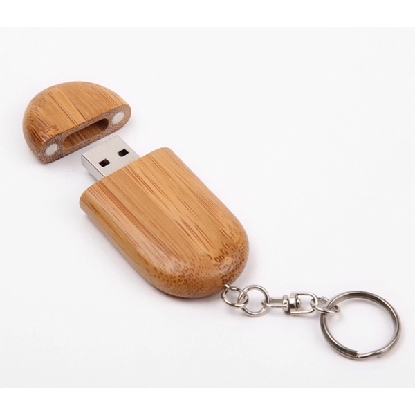 Wooden Key Chain Drive - Image 1
